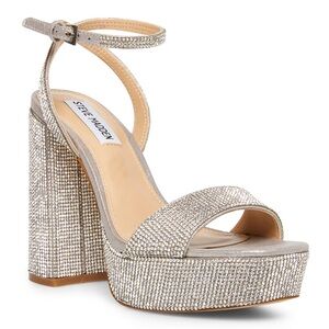 Sparkle platform shoes